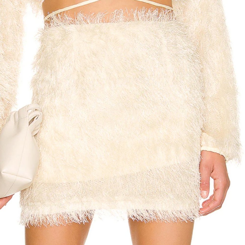 Hansen + Gretel Jewel Skirt in Eggshell